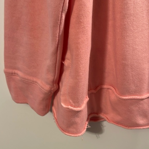 NWT Wonderly Studio Pink Peony Adore Texture Hooded Sweatshirt - Picture 12 of 16